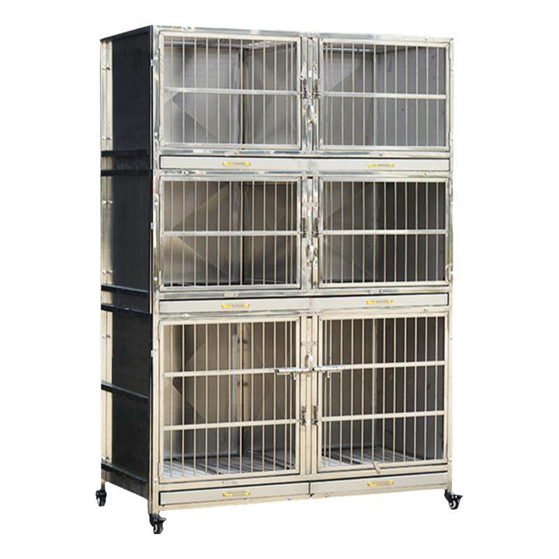 大牛笼具不锈钢狗笼宠物店寄养笼