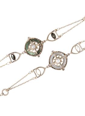 弗弗西FFX女黑蝶贝手链