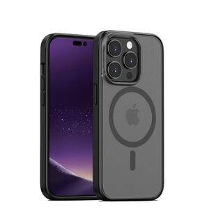 魔影MagSafe磁吸手机壳适用iPhone14苹果13加厚防摔Pro max磨砂plus男钛金灰16新款15现货高档高品质新款肤感