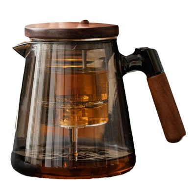 耐热玻璃泡茶壶一键茶水分离茶壶