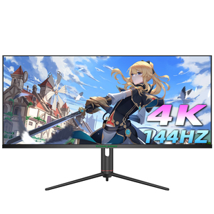 泰坦军团40英寸4K电竞带鱼屏P40UG 144Hz显示器IPS电竞屏幕C34CHR