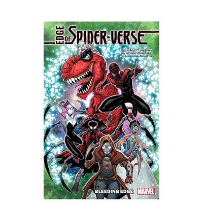 【预售】【Marvel】蜘蛛侠边缘血刃英文漫画简装进口原版书EDGE OF SPIDER-VERSE: BLEEDING EDGE Patrick Brown  Dan Slott  Ma