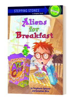 英文原版 Aliens for Breakfast 兰登初级章节书 外星人吃早餐 Stepping Stones 英文版 进口英语原版书籍