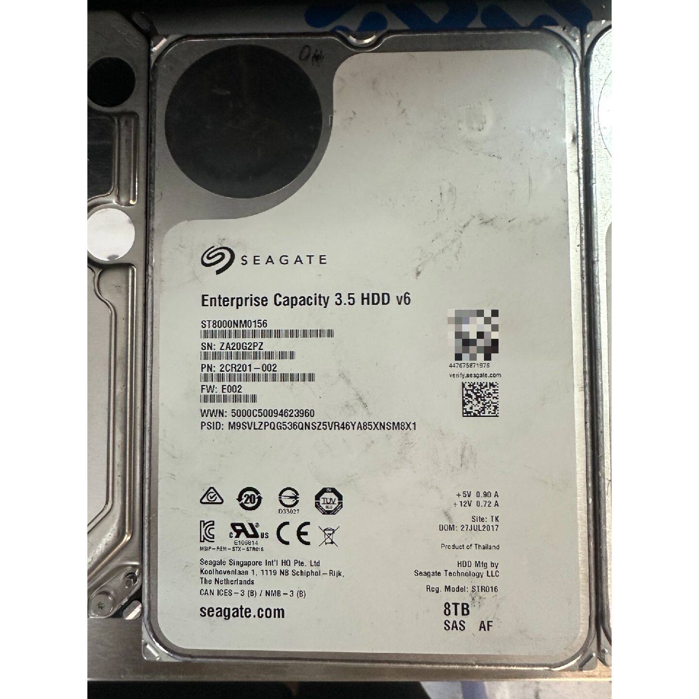 议价可维修希捷ExosX108TB3.5寸SAS12Gbp