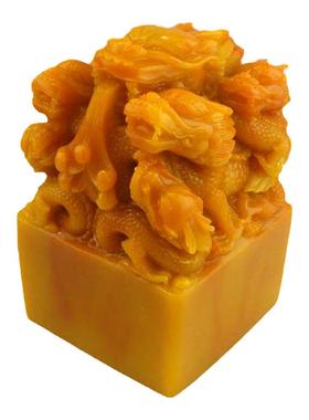 仿古风摆件可刻字锦盒寿山石包邮