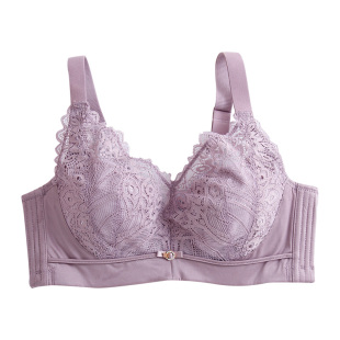 曼诗婷 性感单层围大杯内衣女大码大胸显小薄款调整型文胸M622256