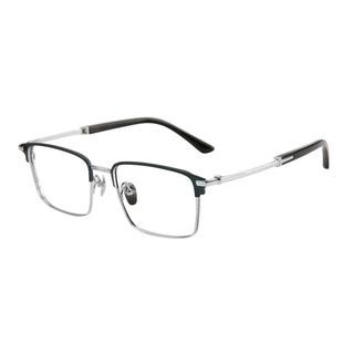 木川146MM牛角腿眼镜框男士超轻纯钛眉线框可配度数防蓝光近视镜