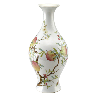 上海博物馆橄榄瓶摆件仿清送礼品