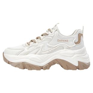 达芙妮厚底老爹鞋女2025秋新款女鞋增高鞋子女款休闲鞋百搭运动鞋