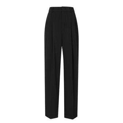 【防晒凉感】伊芙丽outlets店黑色垂感速干亲肤直筒西装裤春夏女