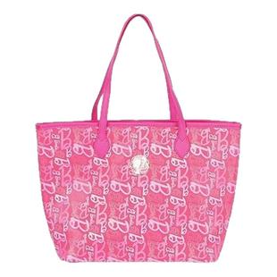 Barbie芭比官方正品旅行背包粉色女托特包大容量单肩包腋下包时尚