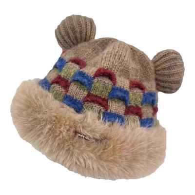 灵允针织帽子女出游百搭保暖防寒