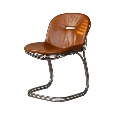 包豪斯轻奢悬浮餐椅休闲洽谈椅子