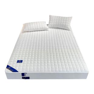 华夏希尔顿夹棉床笠酒店全棉床罩单件席梦思床垫保护罩全包防尘套