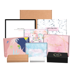 特硬飞机盒快递盒批发包装盒服装彩色打包盒子长方形牛皮纸飞机盒