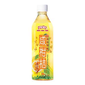 鸿福堂咸柑桔500ml*8瓶装港式咸柑桔咸柑橘咸金桔饮品