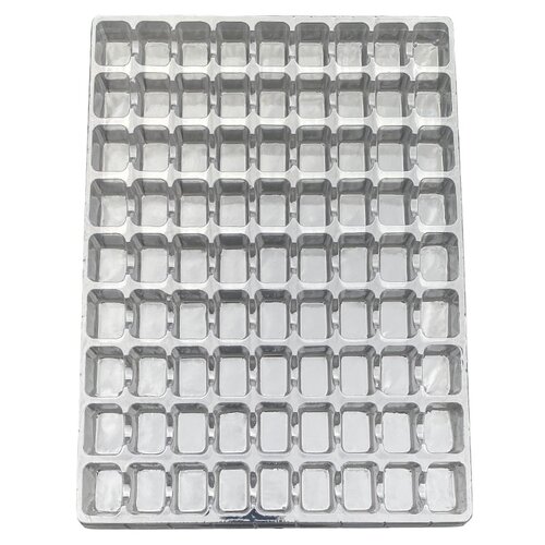 吸塑盘工厂现货81格吸塑托盘定制电子产品包装吸塑盒五金CPU托盘