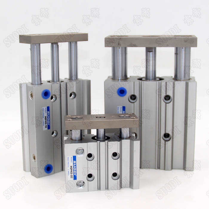 新款薄型带导杆气缸MGPM20X10/20/30/40/50/60/75/100/125~200-Z