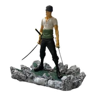 海贼王七龙珠火影忍者场景乱石GK索隆地台手办底座树脂场景造景