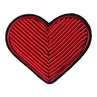 米加尔手工刺绣爱心胸针衣服别针配饰高档精致高级感西装大衣饰品