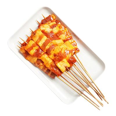 木屋烧烤香辣五花肉串10串