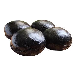 御泰霖美式汉堡胚手工墨鱼黑色大汉堡胚早餐速食家用商用大面包胚