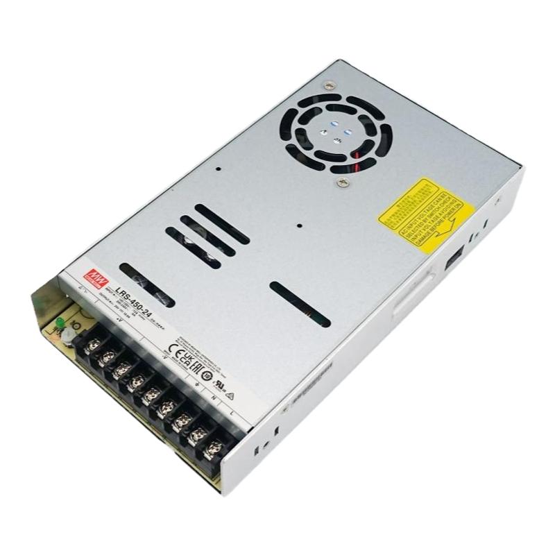 明纬LRS-450W开关电源220转12V变压器LED灯带24V超薄48V工业替SE