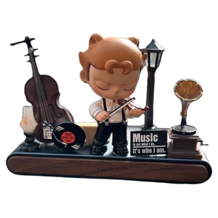 泡泡玛特kubo每时每刻系列临时停车号码牌可爱车载摆件创意电话车