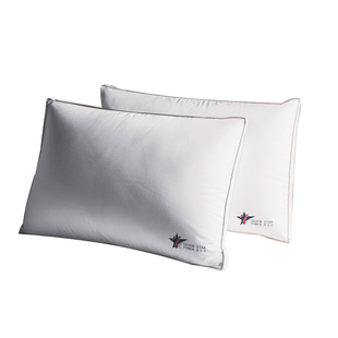 仙娥95白鹅绒枕五星级酒店羽绒枕芯180支全棉枕头护颈枕低枕高枕