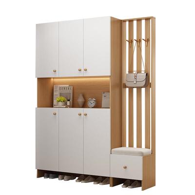 实木玄关柜客厅储物柜