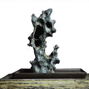 新款家居园艺盆景仿真吴定石 太湖石 菖蒲米竹凤尾竹盆景配石配件