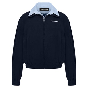 ANN ANDELMAN  25新款女士假两件衬衫领夹克外套银泰百货 301286