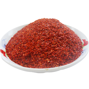 陕西辣椒面辣椒粉中粗细不辣特香辣石碾辣白菜油泼面宝鸡辣椒面