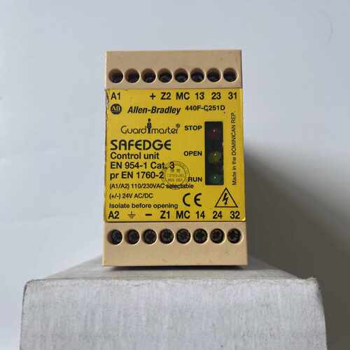 议价全新现货全新进口AB安全继电器SAFEDGE订货号440FC251D控制器