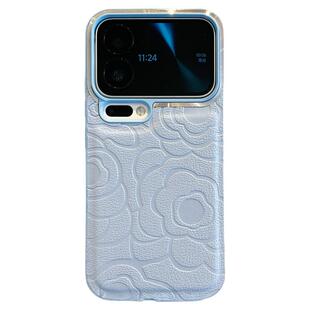 拓岚 适用小米17promax新款手机壳小香风皮质压印山茶花朵MI17pro浮雕立体xiaomi15ultra/14/13pro防摔全包女