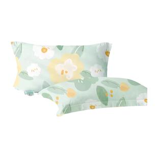 博洋全棉枕套一对装纯棉枕头套48cmx74cm单个磨毛加厚枕芯内胆套