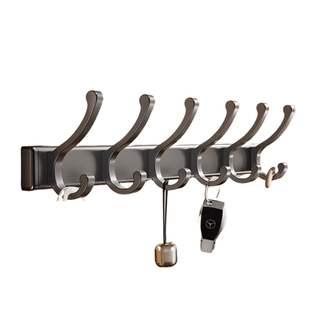 门后挂钩门上卧室收纳神器太空铝门背式收纳置物架阳极氧化免打孔