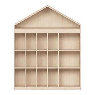 hanssem韩国汉森儿童书柜实木客厅落地柜现代宝宝蒙氏学习收纳柜