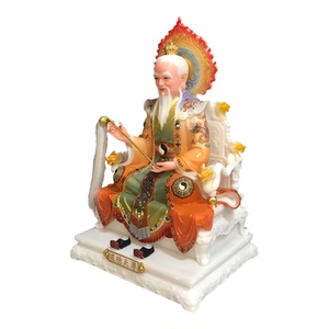 新款彩绘元始天尊神像桌面摆件