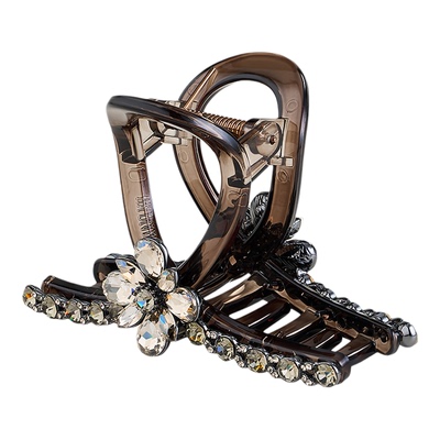 阿吉豆抓夹高级感鲨鱼夹水晶发卡