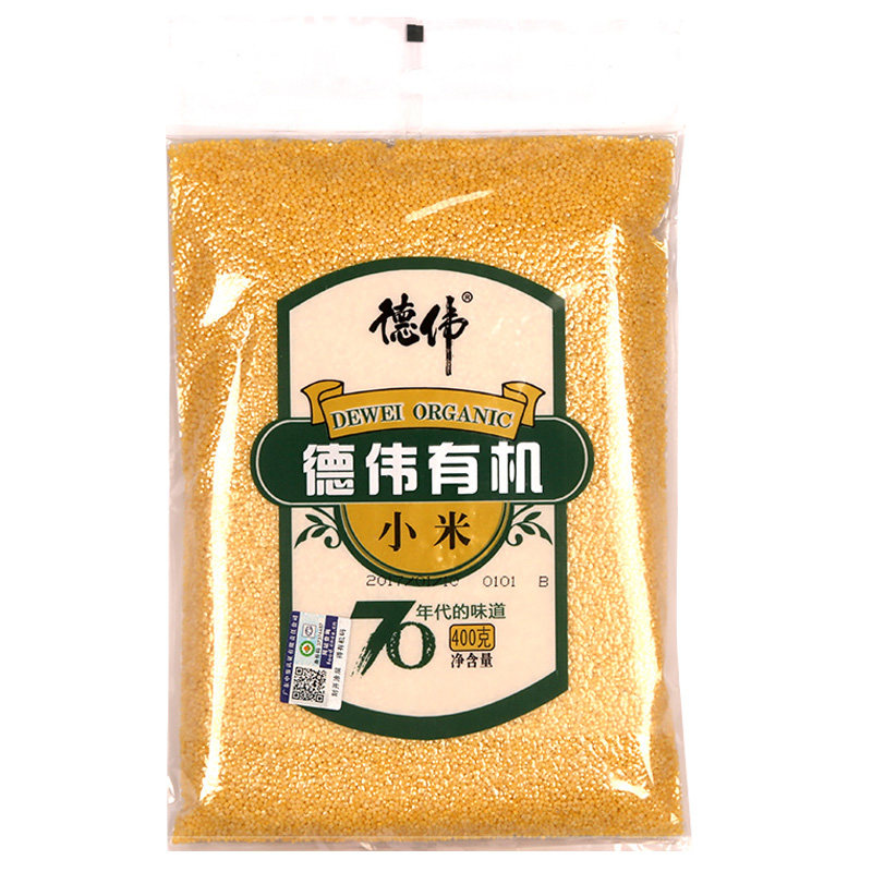 有机小黄米德伟东北有机种植