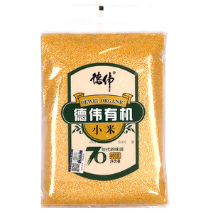 有机小黄米德伟东北有机种植
