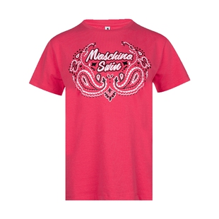 moschino/莫斯奇诺女字母logo短袖T恤女士春夏XY