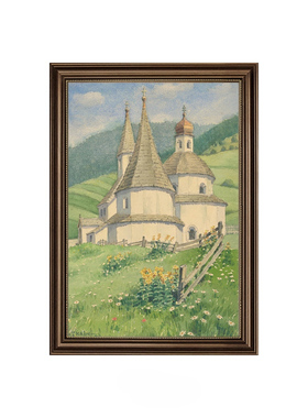 水彩乡村风景｜中古治愈挂画