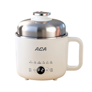 ACA北美电器304不锈钢电煮锅一体锅多功能家用泡面锅电热火锅