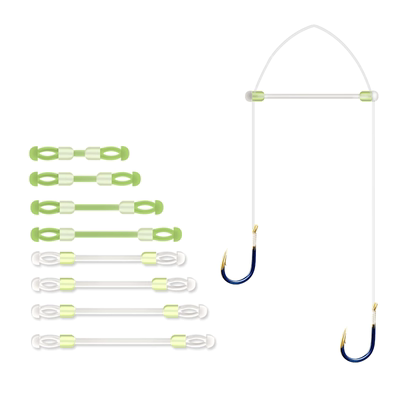 子线分叉器硅胶分线器双钩定距