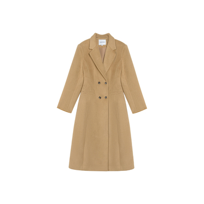 高级感中长款西装毛呢外套