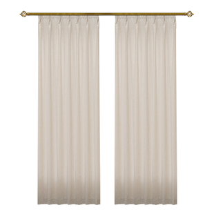 法式纱帘透光不透人窗帘奶油风新款极简客厅简约现代高级感羽毛纱