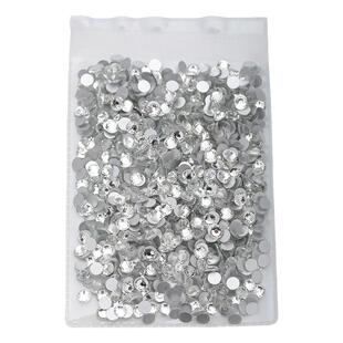 美甲钻透明AB平底彩色玻璃指甲钻石饰品新款超闪组合混装大小水钻