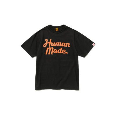 HUMAN MADE  SS26 纯棉上衣  字母小老虎印花套头T恤 男女同款